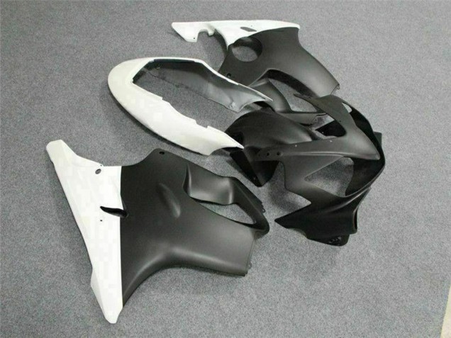 Carenagens Moto Honda CBR600 F4i 2004-2007 - Branco Preto Fosco