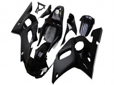 Carenagens Moto Yamaha YZF R6 1998-2002 - Preto Brilhante Preto Fosco