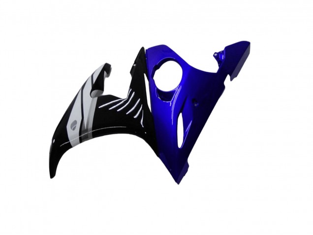 Carenagens Moto Yamaha YZF R6 2003-2004 - Azul Branco Preto Brilhante