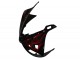 Carenagem Moto Yamaha YZF R6 2003-2004 - Preto Brilhante Vermelho Chama