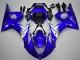 Carenagens Moto Yamaha YZF R6 2003-2004 - Azul Branco