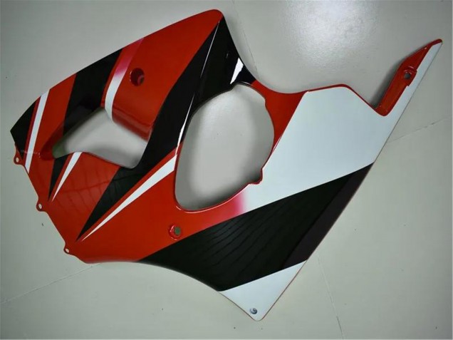 Carenagens Moto Kawasaki ZX6R 2000-2002 - Branco Vermelho Preto Brilhante