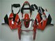 Carenagens Moto Kawasaki ZX6R 2000-2002 - Branco Vermelho Preto Brilhante