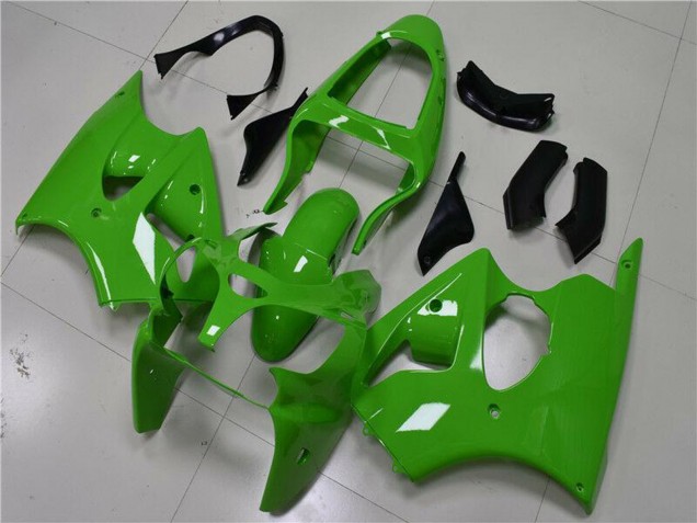 Carenagens Moto Kawasaki ZX6R 2000-2002 - Verde Preto