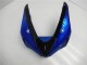Kits Carenagem Moto Kawasaki ZX6R 2005-2006 - Azul Preto Brilhante