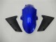 Carenagens Moto Kawasaki ZX6R 2005-2006 - Azul Preto Fosco