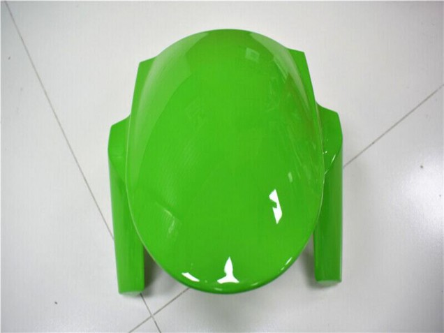 Carenagens Moto Kawasaki ZX6R 2013-2018 - Verde Branco Preto Brilhante