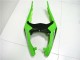 Carenagens Moto Kawasaki ZX6R 2013-2018 - Verde Branco Preto Brilhante