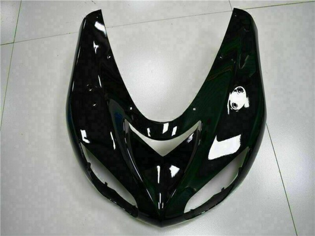 Kits Carenagem Moto Kawasaki ZX10R 2006-2007 - Preto Brilhante Vermelho Chama