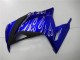Carenagens Moto Kawasaki Ninja 300 EX300R 2013-2024 - Azul Preto Branco Chama