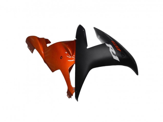 Carenagens Moto Yamaha YZF R1 2002-2003 - Laranja Preto Fosco