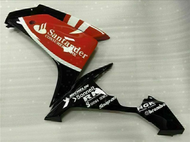 Carenagens Moto Yamaha YZF R1 2007-2008 - Vermelho Branco Preto Fimer Santander 46