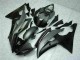 Carenagens Moto Yamaha YZF R6 2008-2016 - Cinzento Preto Fosco