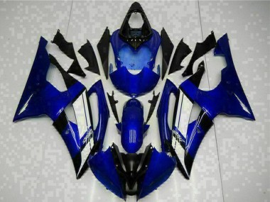Carenagens Moto Yamaha YZF R6 2008-2016 - Azul Branco