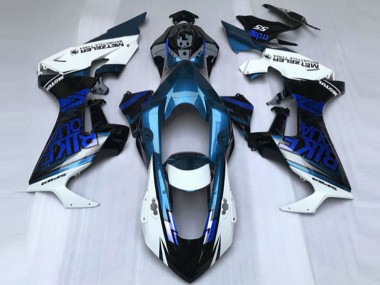 Carenagem Moto Honda CBR1000RR 2017-2023 - Branco Azul Preto Brilhante