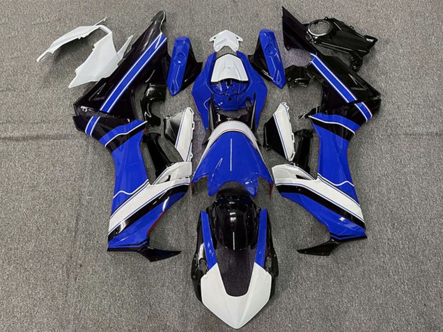Carenagens Moto Honda CBR1000RR 2017-2023 - Branco Azul Preto Brilhante
