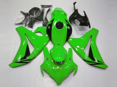 Carenagens Moto Honda CBR1000RR 2008-2011 - Verde Preto Brilhante OEM Estilo