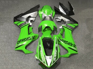 Carenagens Moto Honda CBR1000RR 2017-2023 - Verde Branco Prata Preto Fosco DSI Performance