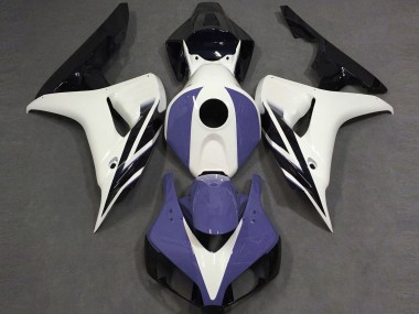 Carenagens Moto Honda CBR1000RR 2006-2007 - Branco Azul Preto Brilhante