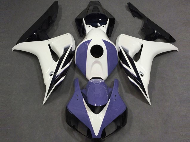 Carenagens Moto Honda CBR1000RR 2006-2007 - Branco Azul Preto Brilhante