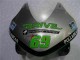 Carenagem Moto Honda CBR600RR 2003-2004 - Prata Verde Preto Brilhante