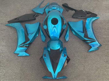 Carenagens Moto Honda CBR1000RR 2012-2016 - Azul Claro Preto Brilhante Estilo