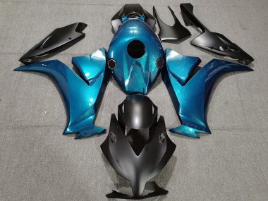 Carenagens Moto Honda CBR1000RR 2012-2016 - Azul Preto Fosco