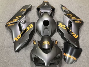 Carenagens Moto Honda CBR1000RR 2004-2005 - Cinzento Fosco Ouro Repsol