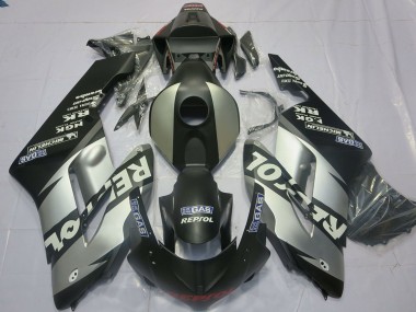 Carenagens Moto Honda CBR1000RR 2004-2005 - Prata Cinzento Preto Fosco Repsol