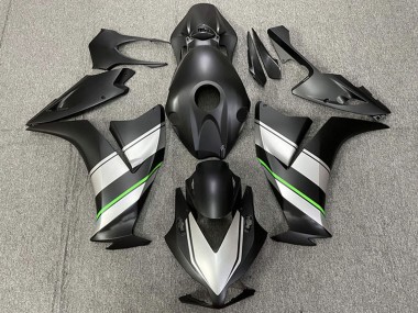 Carenagens Moto Honda CBR1000RR 2012-2016 - Prata Verde Preto Fosco