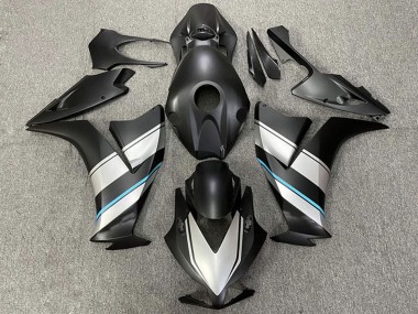 Carenagens Moto Honda CBR1000RR 2012-2016 - Prata Azul Claro Preto Fosco