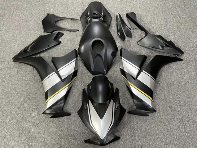 Carenagens Moto Honda CBR1000RR 2012-2016 - Prata Amarelo Preto Fosco