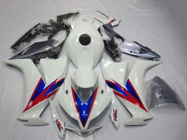 Carenagens Moto Honda CBR1000RR 2012-2016 - Branco Azul Vermelho HRC OEM Estilo