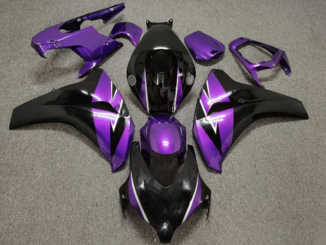Carenagens Moto Honda CBR1000RR 2008-2011 - Roxo Preto Brilhante