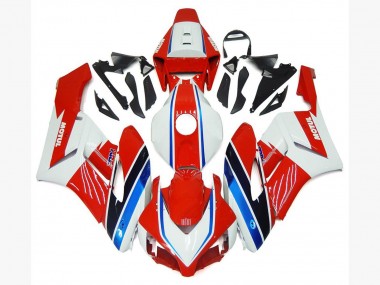 Carenagens Moto Honda CBR1000RR 2004-2005 - Branco Vermelho Azul Preto Motul