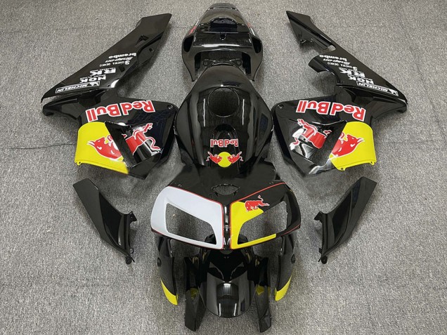 Carenagens Moto Honda CBR600RR 2005-2006 - Preto Amarelo Branco Red Bull