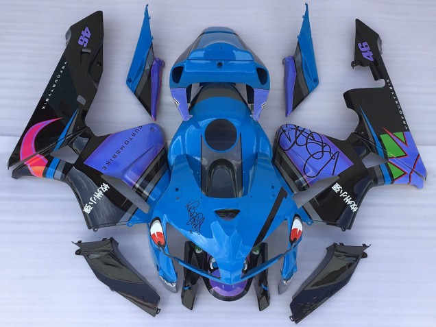 Carenagens Moto Honda CBR600RR 2005-2006 - Azul Tubarão
