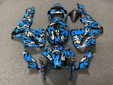 Carenagens Moto Honda CBR600RR 2005-2006 - Camouflage Azul
