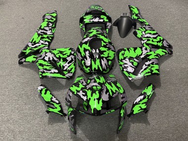 Carenagens Moto Honda CBR600RR 2005-2006 - Camouflage Verde