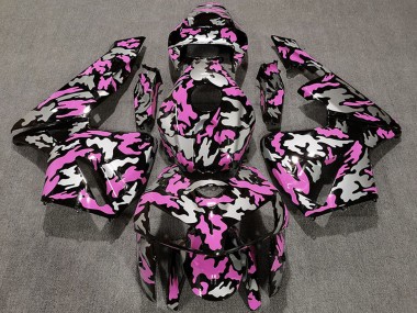 Carenagens Moto Honda CBR600RR 2005-2006 - Camouflage Light Rosa