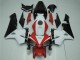 Kits Carenagem Moto Honda CBR600RR 2005-2006 - Branco Vermelho Preto
