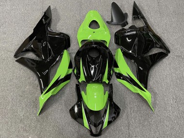 Carenagens Moto Honda CBR600RR 2009-2012 - Verde Preto Brilhante OEM Estilo
