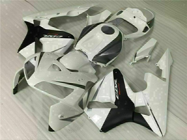 Carenagem Moto Honda CBR600RR 2005-2006 - Branco Preto