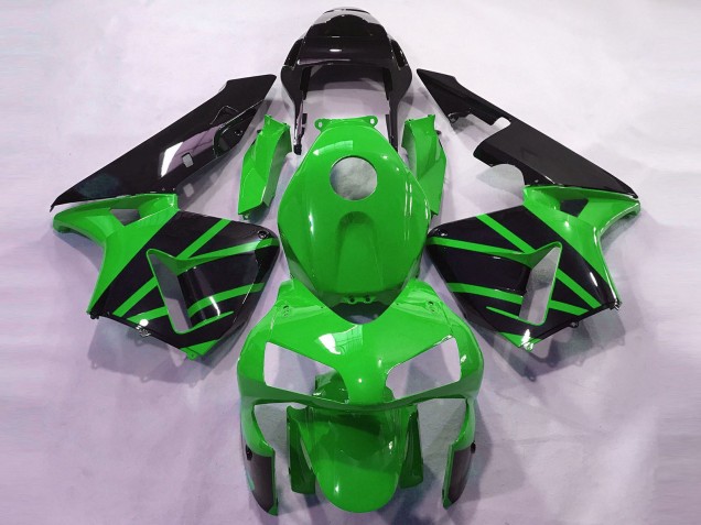 Carenagens Moto Honda CBR600RR 2003-2004 - Verde Preto Brilhante OEM Estilo
