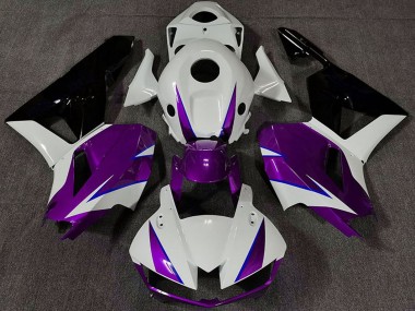 Carenagens Moto Honda CBR600RR 2013-2026 - Branco Roxo Azul Preto Brilhante