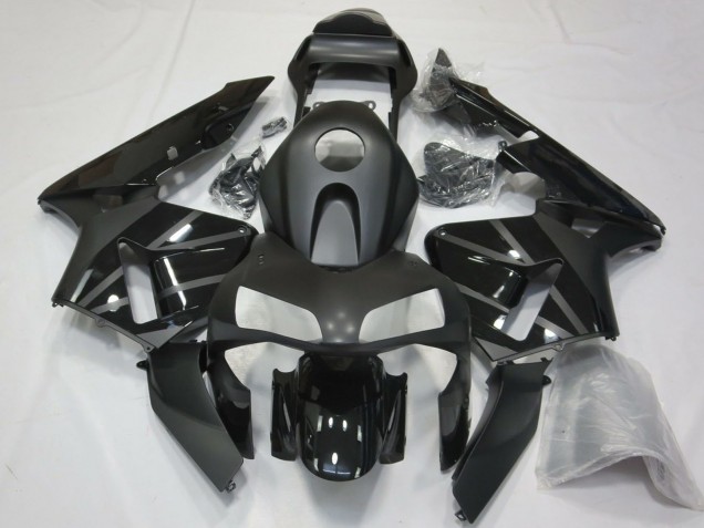 Carenagens Moto Honda CBR600RR 2003-2004 - Preto Brilhante Preto Fosco