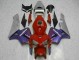 Carenagens Moto Honda CBR600RR 2005-2006 - Vermelho Roxo Cinzento