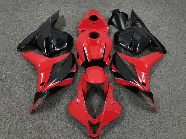 Carenagens Moto Honda CBR600RR 2009-2012 - Vermelho Preto Brilhante OEM Estilo
