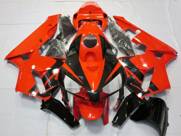 Carenagens Moto Honda CBR600RR 2005-2006 - Vermelho Preto Listra