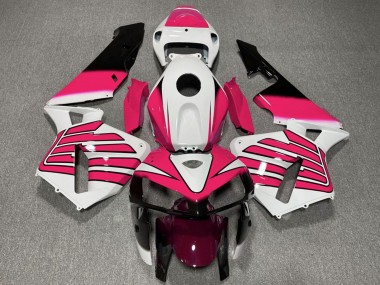 Carenagens Moto Honda CBR600RR 2005-2006 - Branco Rosa Asas